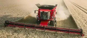 Перспективный радар скорости подачи для зерноуборочных комбайнов Axial-Flow с осевым потоком от Case IH (CNH Industrial) (источник: agritechnica.com)