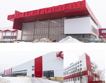 Производственная площадка нового тракторного завода Ростсельмаш в 2024 году (источник: rostselmash.com)