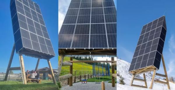 Вертикальные солнечные панели Solarpappel (источник: Solarpappel)