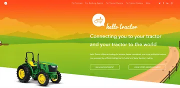 John Deere инвестировал в стартап Hello Tractor (источник: hellotractor.com)
