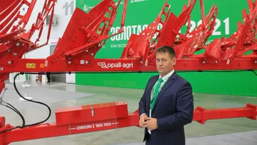 Александр Родин — коммерческий директор, официальный представитель завода OPaLL-AGRI на территории РФ на выставке «Золотая осень-2021»