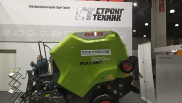 Рулонный пресс-подборщик ROLLANT 520 RC на выставке АГРОС-2022