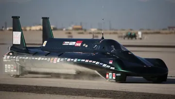 Паровой автомобиль Inspiration, на котором был установлен рекорд скорости в 2009 году