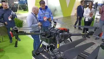Экспозиция DSK SUPPLY — дистрибьютора беспилотников XAG в России — на выставке АГРОСАЛОН-2022