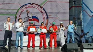Вручение наград по итогам 9-го Открытого чемпионата России по пахоте в Ленобласти