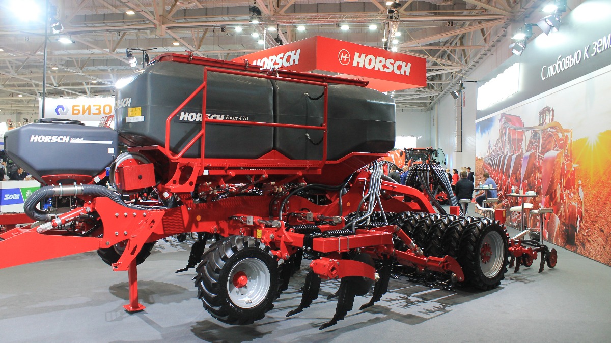 Новый посевной комплекс Horsch Focus TD4 на выставке ЮГАГРО-2021