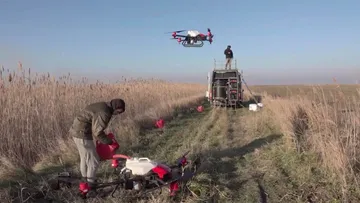 Российские аграрии использовали сельскохозяйственный дрон XAG для выращивания риса