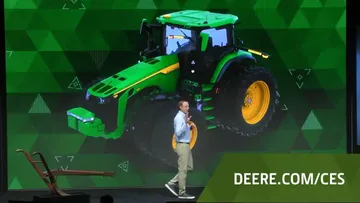 Презентация проекта полностью автономного трактора John Deere на CES Innovation Awards