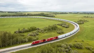 Самый большой в мире поезд с зерном Paterson Grain