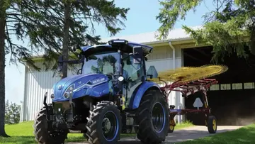 Электрический трактор New Holland T4 Electric (фотография носит иллюстративный характер)