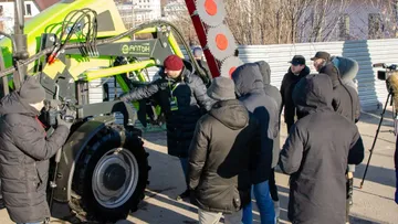 Демонстрационный показ тракторов Zoomlion в Курской области