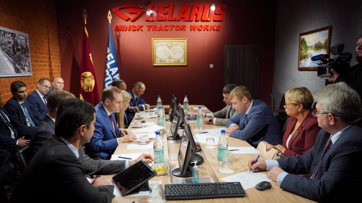Делегация Республики Мордовия на переговорах с МТЗ