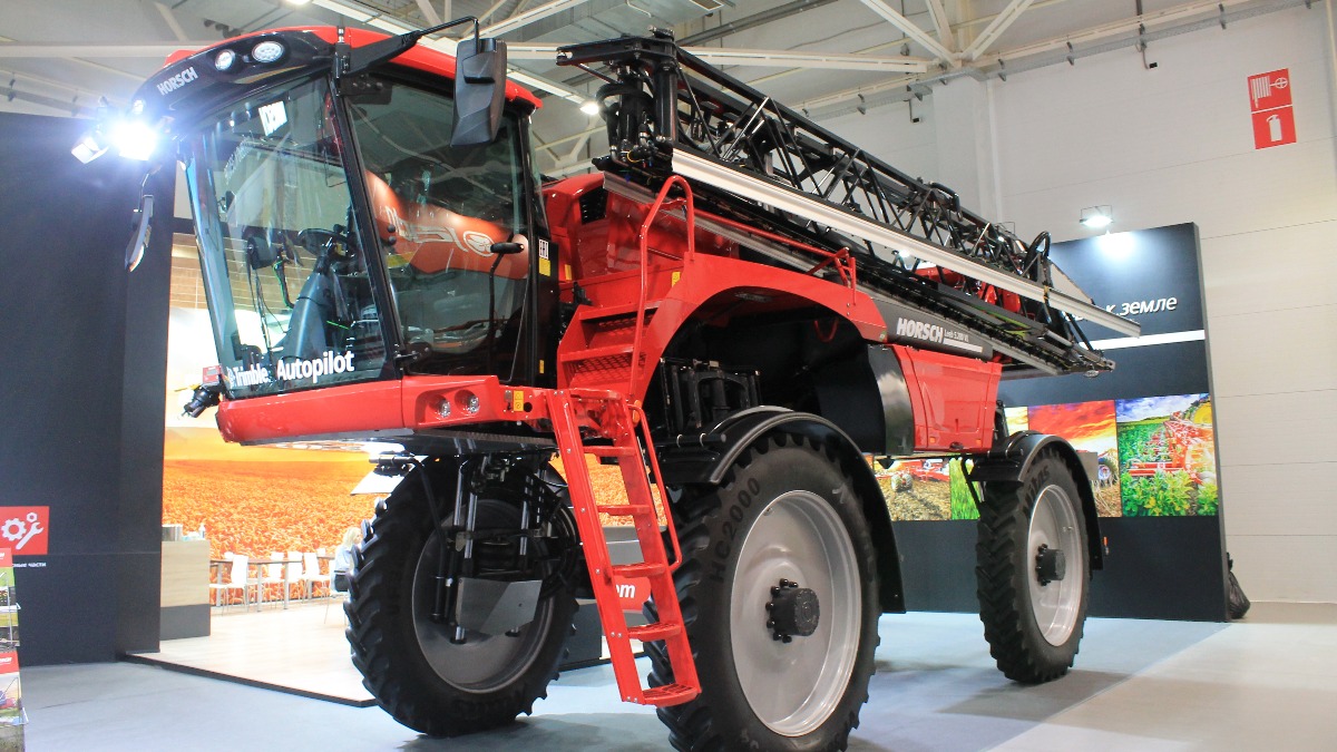 Новый самоходный опрыскиватель Horsch Leeb 5 280 VL на выставке ЮГАГРО-2021