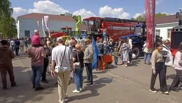 Демонстрационный показ сельхозтехники на базе Курского ГАУ в рамках Агрофестиваля и Дня открытых дверей