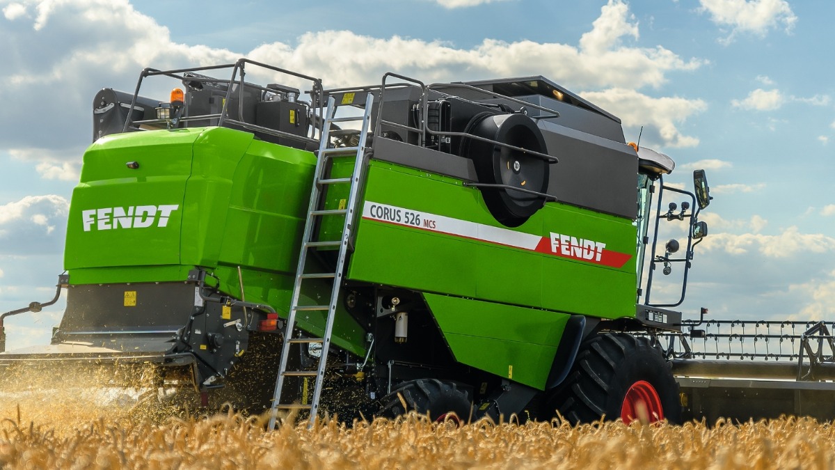 Fendt представил новые зерноуборочные комбайны Corus 500 - glavpahar.ru