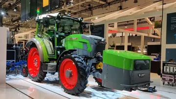 Новый электротрактор Fendt e107 Vario на Agritechnica 2023