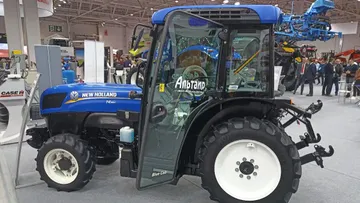 Трактор New Holland T4.95V с винодельни Криница на выставке «ЮГАГРО-2022»