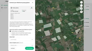 Пользователи dual CropX и WiseConn теперь будут иметь доступ к прикладным данным об орошении