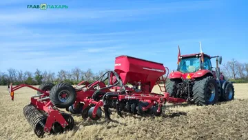 Комбинированное диско-лаповое орудие Horsch Tiger 4 MT с бункером FertiProf