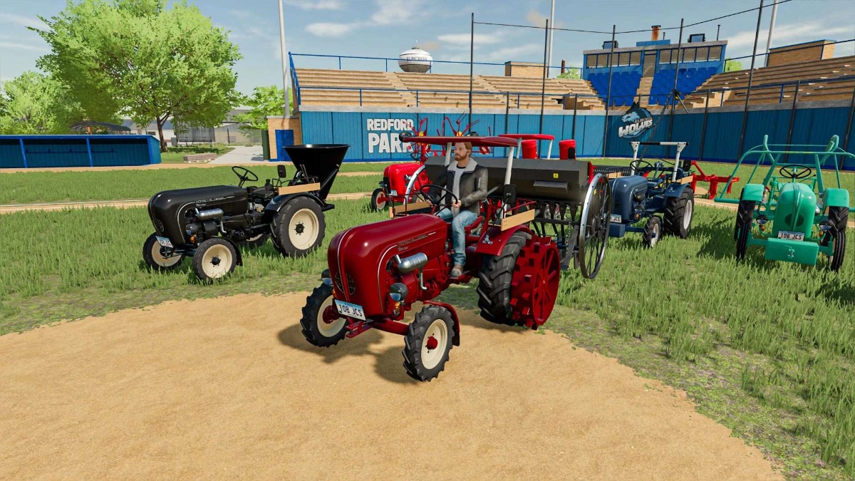 В Farming Simulator 22 появилась легендарная сельхозтехника Porsche -  glavpahar.ru