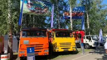 Автотехника КАМАЗ на выставке АгроОмск-2022