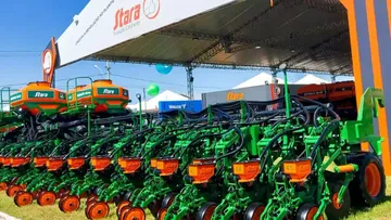 Экспозиция Stara на выставке Bahia Farm Show 2023 в Бразилии