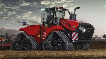 Новый гусеничный трактор с сочленённой рамой Case IH Quadtrac 715