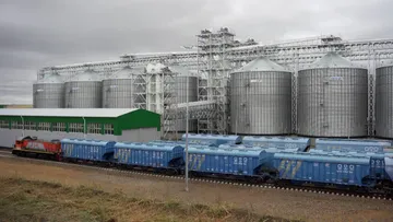 Самый мощный в России Забайкальский зерновой терминал