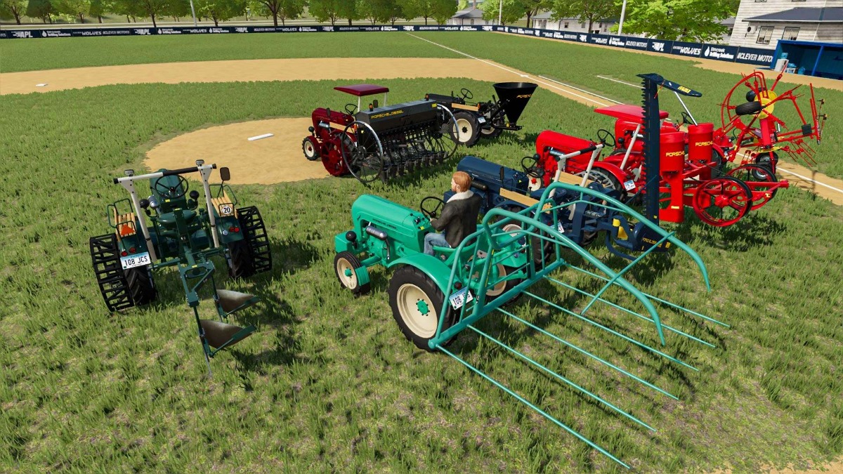 В Farming Simulator 22 появилась легендарная сельхозтехника Porsche -  glavpahar.ru