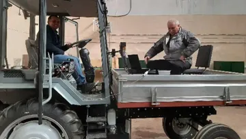 В России создали свой первый электрический трактор