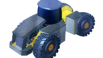 Концепт модернизированного трактора Big Bud 640 2023 года