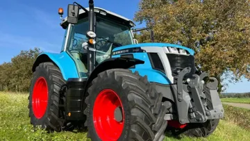 Трактор Massey Ferguson 6S.145 в фирменном синем цвете Eicher