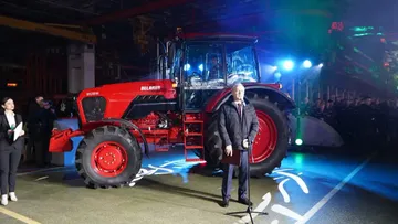 Торжественное мероприятие ОАО «МТЗ» приуроченное к выпуску четырехмиллионного трактора Беларус