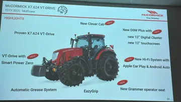 Презентация нового поколения тракторов McCormick X7.624 VT-Drive для сезона 2025