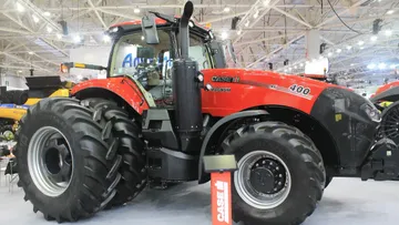 Трактор Case IH Magnum 400 AFS Connect на колесном движителе на «ЮГАГРО 2021»