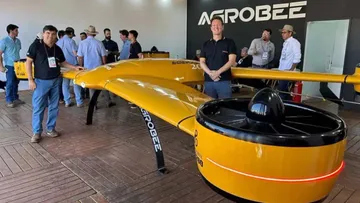 Новый мегаагродрон VTol Agrobee 200