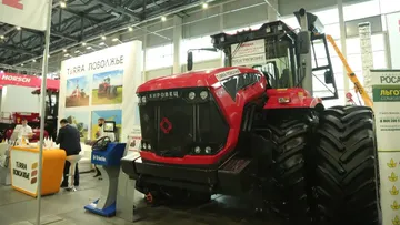 Трактор Кировец на выставке в Республике Татарстан