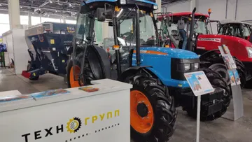 Новый колесный трактор АГРОМАШ 90ТК на стенде Техно Групп в Казани