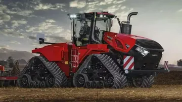 Новый гусеничный трактор с сочленённой рамой Case IH Quadtrac 715