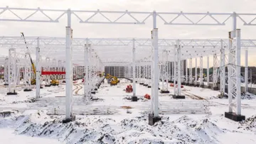 Строительство нового тракторного завода Ростсельмаш