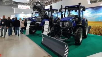 Линейка тракторов Lovol в экспозиции дилера «Бизон» на выставке в Краснодарском крае