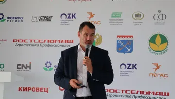 Сергей Серебряков на Чемпионате России по пахоте в Ленинградской области