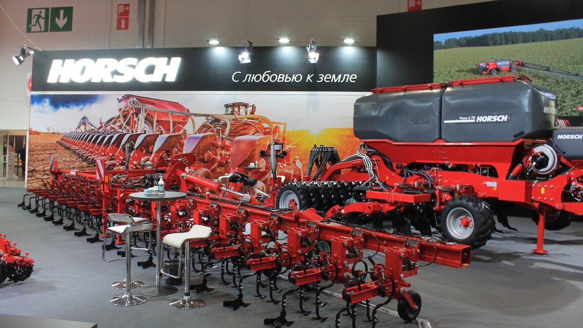 Посевной комплекс Horsch Focus TD4 и пропашной культиватор Horsch Transformer VF на выставке ЮГАГРО-2021