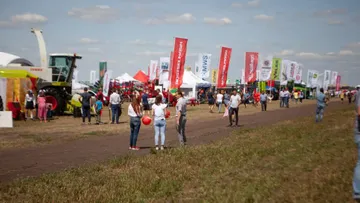 Выставка сельхозтехники на Дне поля Рязанской области
