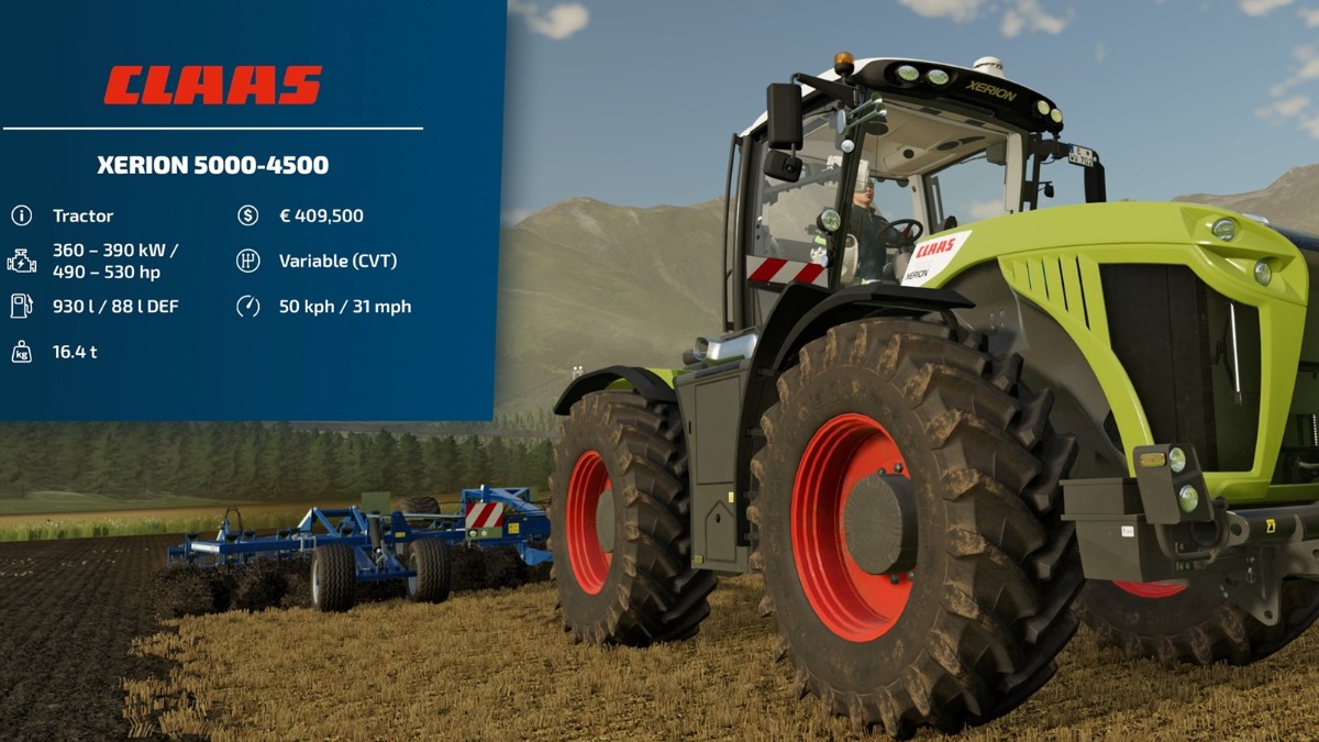 В Farming Simulator 22 появится культовый трактор CLAAS Xerion Trac VC -  glavpahar.ru