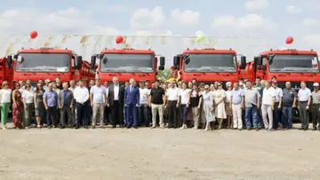 Автопарк МТС «Центральная» пополнился 9 большегрузными автомобилями марки МАЗ