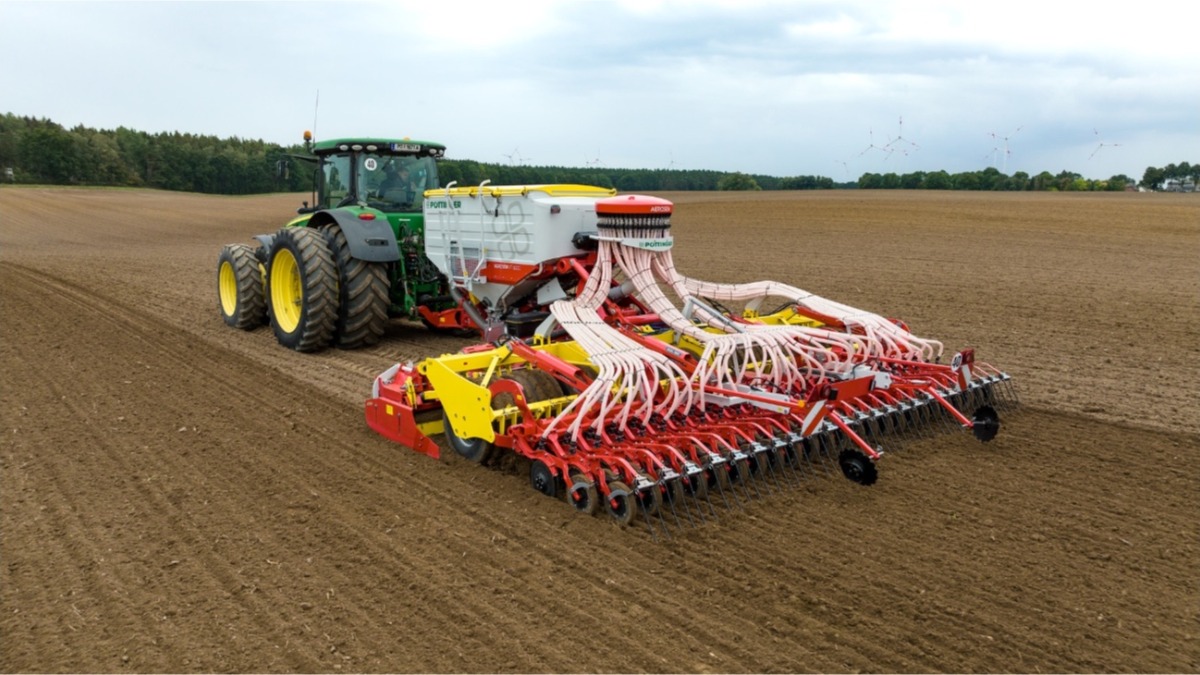 Комбинированная пневматическая сеялка Pöttinger AEROSEM VT 6000 DD