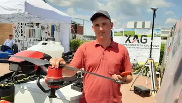 Андрей Крушев — оператор сельскохозяйственного дрона XAG