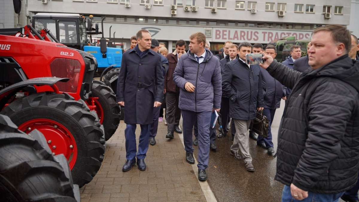  Глава Республики Мордовия Артем Здунов и делегация минсельхоза региона посещает МТЗ