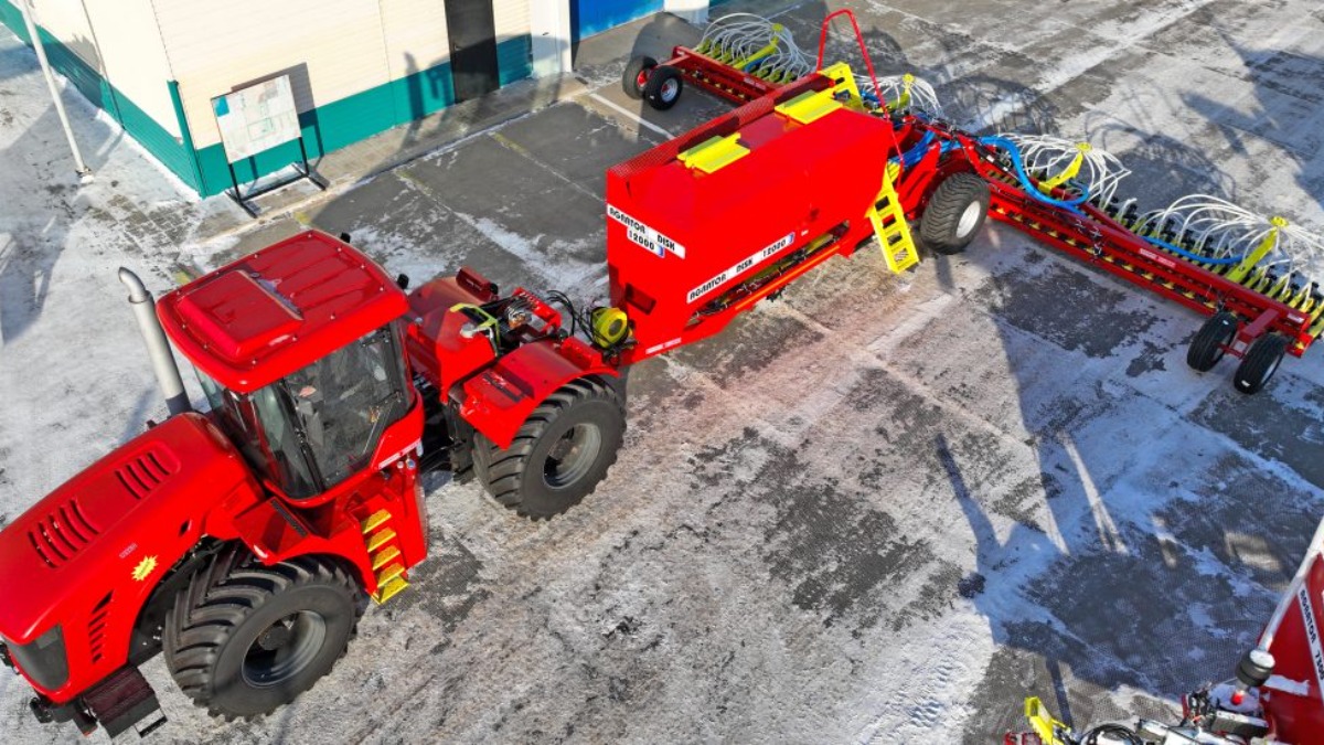 Демонстрационный показ нового посевного комплекса AGROMASTER Agrator Disk-12000 — евроскладывание для сезона 2022-2023 гг.